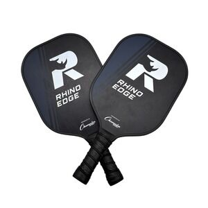 Champion Sport Rhino Edge Pickleball Paddles Set of 2 Black Graphite Style